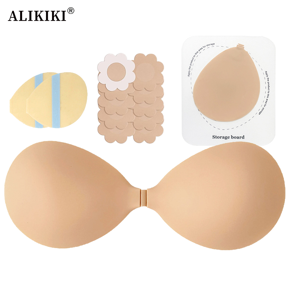 Backless Bra Sticky - 가슴 볼륨 리프팅 실리콘 스티커 브라
