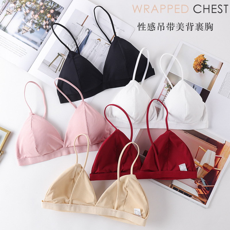 Lace Bralette Set - 3D 섹시 란제리 심리스 스포츠 브라,